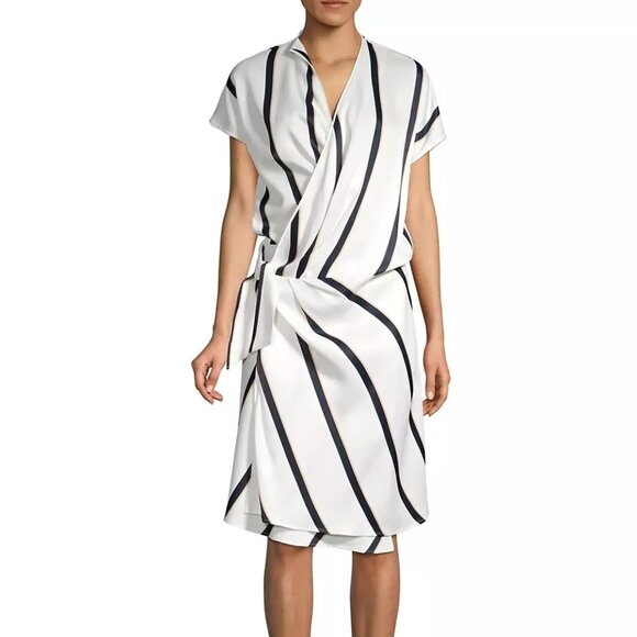 NWT Equipment Leonce Wrap-Style Dress 😊✨🌸 - Picture 2 of 13